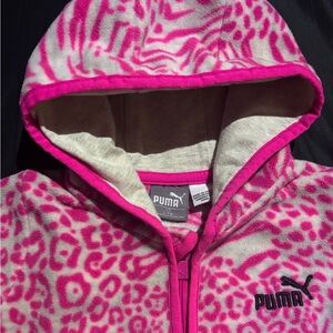 Puma Pink Patterned Kids One Piece
